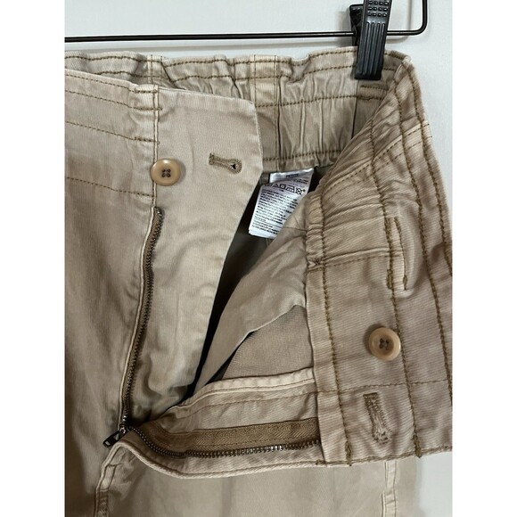 Banana Republic High Rose Straight Cargo Pants, Tan, Classic Camel Color Size 8P - Picture 7 of 10